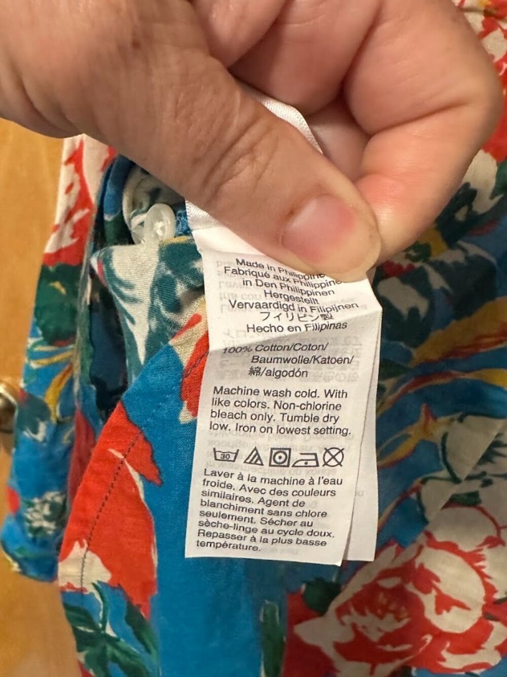 J. Crew Classic Ratti Bahama Cotton Floral Print Popover Shirt Size 10 - Picture 4 of 7